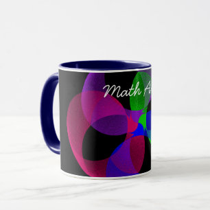 Fusion colorée Math géométrique Art Café Mug