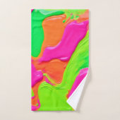 Fusion de Couleurs Vives (Serviette à main)