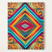 Fusion de vagues de couleur – Art abstrait moderne (Dos)