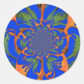  Fusion Hakuna Matata Fusion Designer Graph Ronde Sticker (Voorkant)