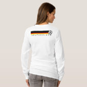 Fussball Deutschland Pullover Herz (Achterkant volledig)