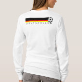 Fussball Deutschland Pullover Herz (Achterkant)