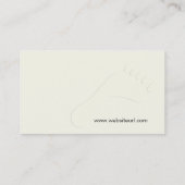 Füße Visitekaartje (Achterkant)