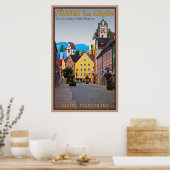 Füssen im Allgäu Poster (Keuken)