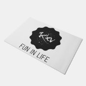 Fußmatte Fun in Life  Deurmat (Schuin)