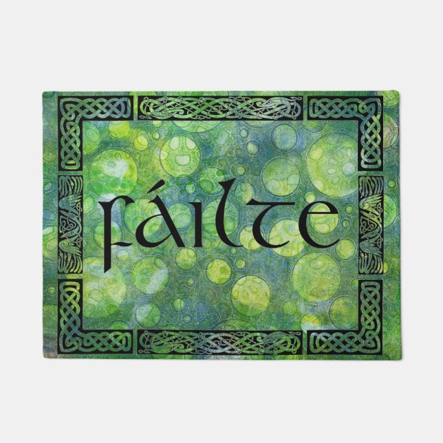 Fußmatte, keltischer Knoten, Fáilte Deurmat (Voorkant)