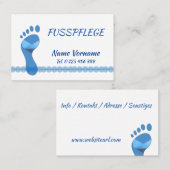 Fußpflege Pediküre Visitekaartje (Voorkant / Achterkant)