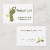 Fußpflege Pediküre Visitekaartje (Voorkant / Achterkant)