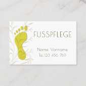 Fußpflege Pediküre Visitekaartje (Voorkant)