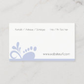 fusspflege visitekaartje (Achterkant)