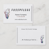 fusspflege visitekaartje (Voorkant / Achterkant)