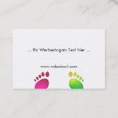fusspflege visitekaartje (Achterkant)
