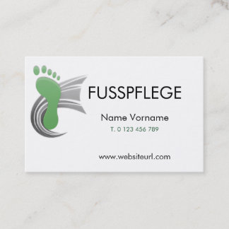 fusspflege visitekaartje