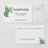 fusspflege visitekaartje (Voorkant / Achterkant)