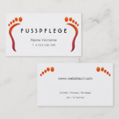fußpflege visitekaartje (Voorkant / Achterkant)