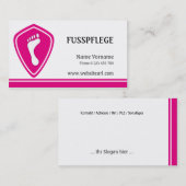 fusspflege visitekaartje (Voorkant / Achterkant)