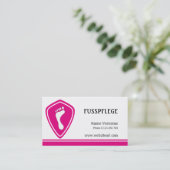 fusspflege visitekaartje (Staand voorkant)