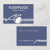 fusspflege visitekaartje (Voorkant / Achterkant)