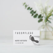 fußpflege visitekaartje (Staand voorkant)
