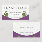 fußpflege visitekaartje (Voorkant / Achterkant)