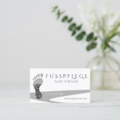fusspflege visitekaartje (Staand voorkant)