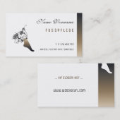 fusspflege visitekaartje (Voorkant / Achterkant)