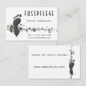Fusspflege Visitekaartje (Voorkant / Achterkant)