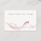 fusspflege visitekaartje (Achterkant)