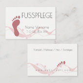 fusspflege visitekaartje (Voorkant / Achterkant)