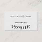 fusspflege visitekaartje (Achterkant)