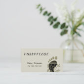 Fusspflege Visitekaartje (Staand voorkant)