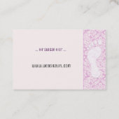 fusspflege visitekaartje (Achterkant)