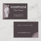 fusspflege visitekaartje (Voorkant / Achterkant)