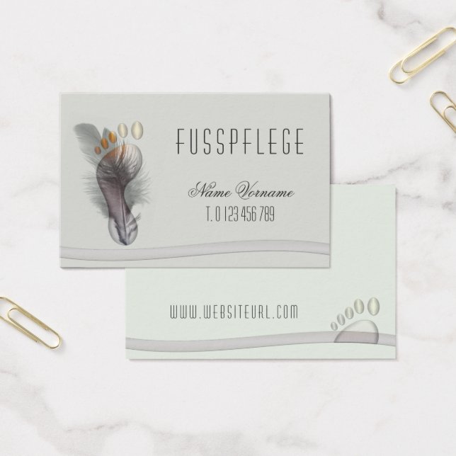 fusspflege visitekaartjes (Kantoor)
