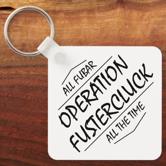 Fustercluck Sleutelhanger (Diamond) (Voorkant)