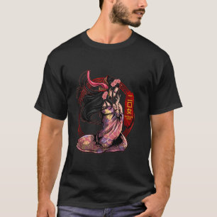 Futakuchi Onna Monster Yokai Oude Japanse Mythe T-shirt