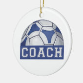 Futbal Coach Keramisch Ornament (Links)