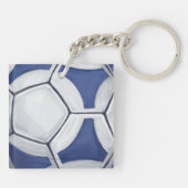 Futbal Coach Sleutelhanger (Achterkant)