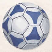Futbal Ronde Kartonnen Onderzetter (Voorkant)