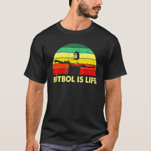 Futbol is de Vintag van het Life Soccer Team Ball T-shirt