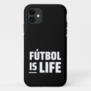 futbol is het leven , het voetbal , het football , iPhone 11 hoesje