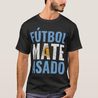 Futbol Mate Asado Argentina T-shirt