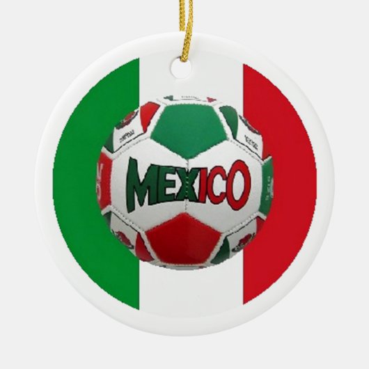 FUTBOL MEXICO KERAMISCH ORNAMENT (Voorkant)
