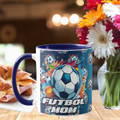 Futbol Moeder Voetbal Patroon Mok