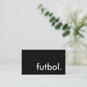futbol. visitekaartje (Staand voorkant)