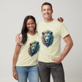 Futistische Holografische Leeuwen T-Shirt Ontwerpe (Unisex)