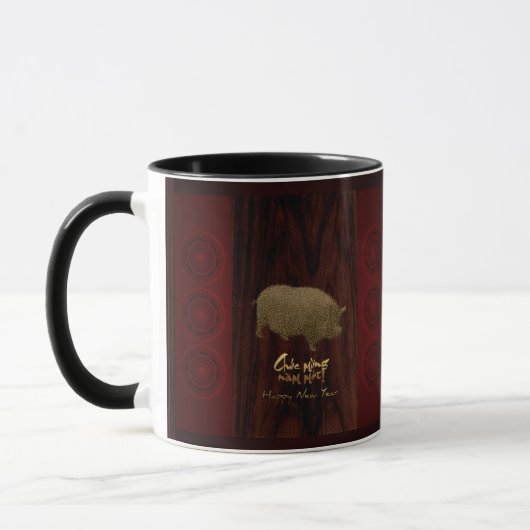 Fûts Cochon Année Viêt-namien salut Mug (Gauche)