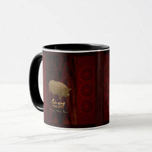 Fûts Cochon Année Viêt-namien salut Mug