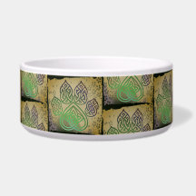 Futternapf, Fressnapf mit keltischem Pfotenabdruck