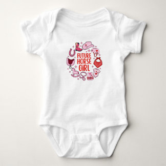 Futur bébé cavalier Body | Cadeau de cowgirl